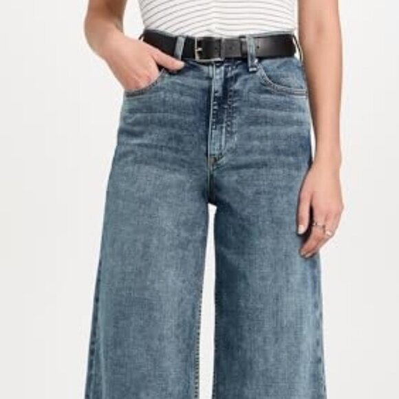 rag & bone Sofie High-Rise Wide-Leg Jeans in Leland NWT 29 - Picture 2 of 5